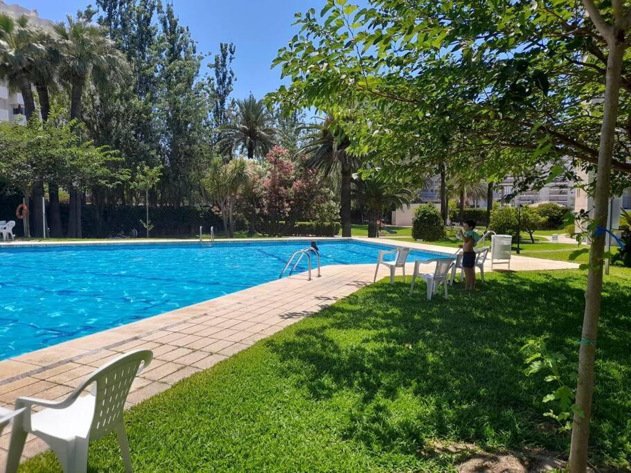 Apartamento Con Piscina Y Zonas Comunes Playa de Gandia Exterior foto